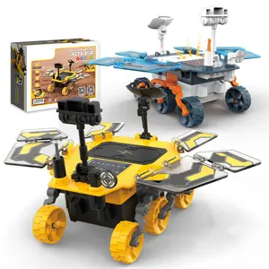 Jouets solaires bricolage Kit de moteur à vapeur alimenté à l'énergie solaire 46 pièces Mars Exploration voiture Science modèles de travail éducatif tige jouet pour les enfants