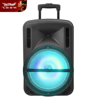 Rétro Mobile Rechargeable Toit CHARIOT Tampon Basse Simple 10 Pouces BT BATTERIE Guitare DJ BAFLE CAIXA Acoustique Audio Haut-Parleur