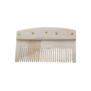 Natural Handmade Ox Bone Comb for Hair Regrowth Hair <b>Care</b> Comb for Men Women Kids Anti Static Detangling Styling Grooming Tool - Product Image 1