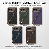 Protection d'écran, coque électro-plaquée pour iPhone, film de protection intégré avec emplacement pour stylet intégré
