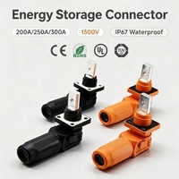 Connecteurs de batterie au lithium 50mm²~95mm², étanches IP67, pour stockage d'énergie, 1500V 300A, connexions de câbles pour système solaire