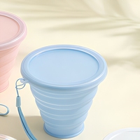 Gobelet de voyage pliable en silicone, léger et télescopique, pour une utilisation en extérieur