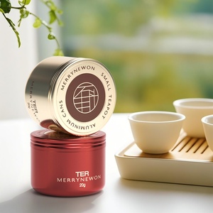 Contenedor de Té de Aluminio Premium de 50 ml, Diseño de Etiqueta Personalizada, Contenedor de Almacenamiento de Té de Lujo Hermético - Product Image 1