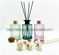 Diffuseur d'arômes grande capacité en verre cristallin pour chambre, salon, voiture, avec bâtonnets diffuseurs, style Instagram, vente en gros