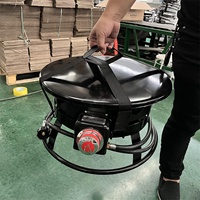 Foyer au propane sans fumée, foyer portable avec construction en acier inoxydable pour une utilisation en extérieur dans le jardin