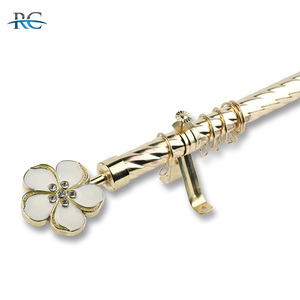 Ensemble de Double Fer Rideaux Pôles Accessoire Divers Styles Extensible Romain <span class=keywords><strong>PVC</strong></span> Fenêtre Bars Meilleure Vente Métal Romain Shades - Product Image 4