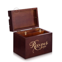 Porte-ustensiles en bois de bambou pour comptoir de cuisine conteneur alimentaire boîte de rangement en bois pliable organisateur en bois Style américain