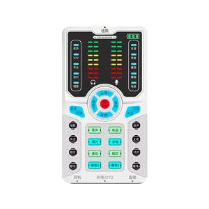 RK-C145 Portátil USB profissional áudio interface música cartão módulo de som Live Pro gravação áudio placa