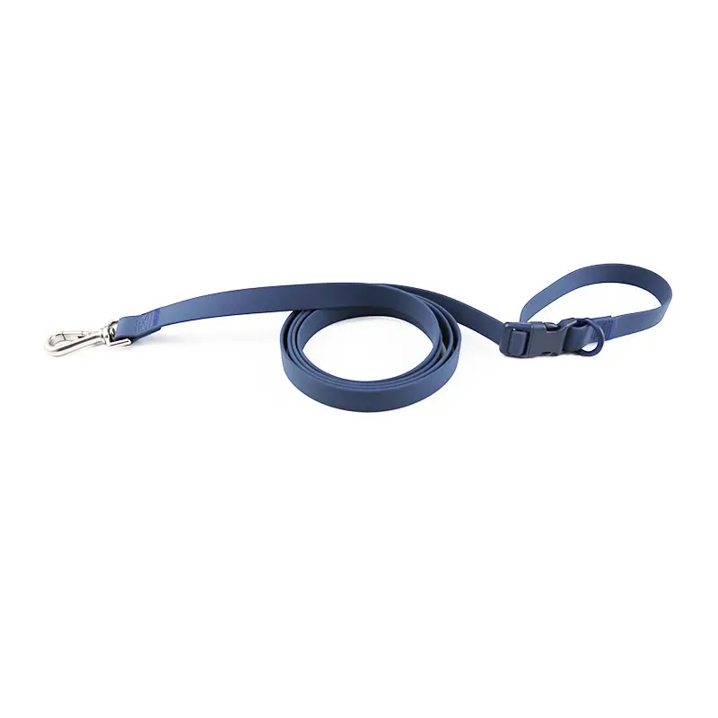 Factory wholesale Custom color waterproof soft dog collar PVC premium quality biothane PVC dog collar