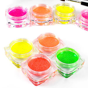Kit de tatouages temporaires fluorescents UV néon à paillettes pour enfants et adultes, <span class=keywords><strong>maquillage</strong></span> corporel longue tenue 7 jours, idéal pour les fêtes - Meilleures ventes - Product Image 2