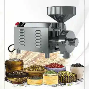 Good Quality Factory Direct Stainless Steel Electric Motor Mini Small Wheat Flour Mill Machine For Home