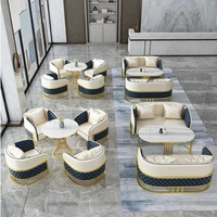 Vente chaude Dubai Salon Hotel Lounge Chairs Observation Billard Club Ball Table et Canapés