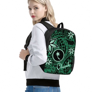 Venta caliente personalizado de un solo compartimento de 15 pulgadas Mochila para niños <span class=keywords><strong>Islas</strong></span> Caroline Chuuk Diseño Imprimir Mochila para estudiantes - Product Image 5