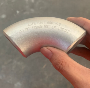 Ngắn bán kính 6061 nhôm phụ kiện đường ống ngắn bán kính khuỷu tay - Product Image 4