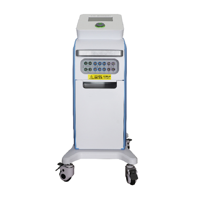 Máquina de terapia física de alta calidad basada en carrito con 24 cabezales dispositivo de electroacupuntura e hipertermia