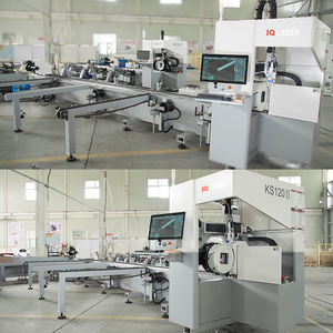 Machine de découpe au laser à fibre à grande vitesse <span class=keywords><strong>KS120</strong></span>, petite taille, pour tubes métalliques, découpeuse au laser pour tubes ronds et carrés - Product Image 2