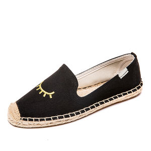 Nicecin Mode Yeux Conception <span class=keywords><strong>Espadrilles</strong></span> Femmes Chaussures Appartements Chanvre Mocassins Pêcheurs Chaussures <span class=keywords><strong>Les</strong></span> <span class=keywords><strong>Espadrilles</strong></span> Femme OEM Espadrille - Product Image 6
