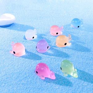 Figuras de Delfines de Resina Luminosas, Miniaturas de Delfines que Brillan en la Oscuridad para Micro Jardín de Hadas, Paisaje, Acuario - Product Image 4