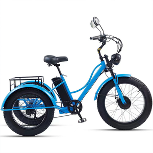 Tricycle <span class=keywords><strong>électrique</strong></span> de 24 pouces, tricycle <span class=keywords><strong>cargo</strong></span>, <span class=keywords><strong>vélo</strong></span> à 3 roues, gros pneus, scooter, tricycle <span class=keywords><strong>électrique</strong></span> motorisé, e-tricycle, pédicab pour le transport - Product Image 2