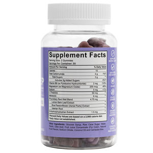 Premium 5-HTP Vegan Gummies <span class=keywords><strong>B6</strong></span> vitamini 60 çiğneme ayılar yetişkinler için ruh hali desteği için ama hamile kadınlar için değil - Product Image 4