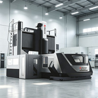 Centre d'usinage CNC à portique horizontal haute rigidité, commande Mitsubishi BT50, pour usinage de métaux lourds en usine, MIVA