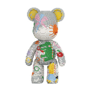Bloques de Construcción de Osos Mahjong de 55 cm, Modelo Bearbricks, Juguete para Niños y Niñas, Regalo de Cumpleaños, Adorno para Sala de Estar, Bonitos y Modernos - Product Image 2