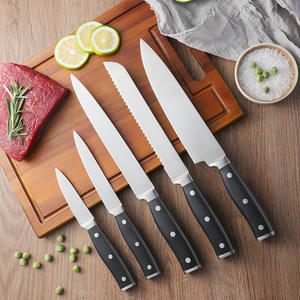 طراز جديد 12 قطعة أدوات طهي كاملة طقم أواني مطبخ من السيليكون طقم سكاكين طاه احترافية مع كتلة خشبية - Product Image 4