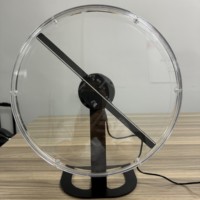 Ventilateur holographique 3D LED G224-32 32 cm à vente chaude avec système gratuit Ventilateur LED 3D Affichage holographique 3D avec couvercle de protection