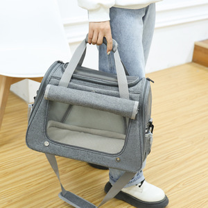 Breathable <b>cat</b> bag/<b>backpack</b>/portable <b>cat</b> carrier/dog crossbody bag/handbag/space bag - Product Image 3