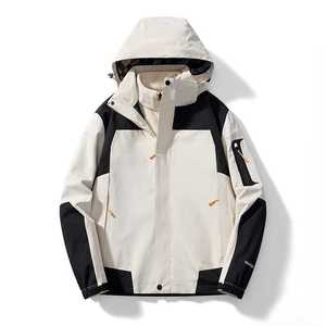 Men's Outdoor 3-In-1 Fleece-Lined Parka Waterproof With Printing Design For Winter Activities - Product Image 4