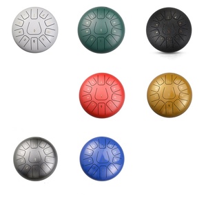 Wholesale 10 Inch 11 Tones Steel Tongue <b>Drum</b> Percussion Instrument Creative Birthday Party Christmas Gift for Music Lover - Product Image 1