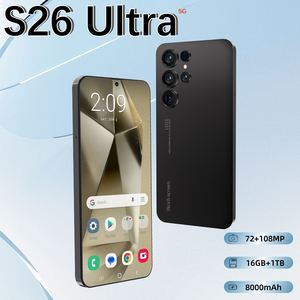 Điện thoại thông minh S26 Ultra 5G chính hãng, chất lượng cao, hệ điều hành <span class=keywords><strong>Android</strong></span> 15, màn hình HD 7.3 inch, camera selfie 108MP, bộ nhớ 16GB+1TB, sạc nhanh 100W, tiếng Tây Ban Nha - Product Image 2