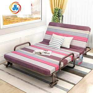 Lit Moderne Multifonctionnel Super Économique en Tissu Durable, Pliable, Confortable et Pratique pour la Maison, avec Structure Métallique - Product Image 4