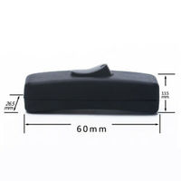 Saklar tombol tekan penguncian otomatis plastik 250V 2A, saklar On/Off Inline hitam untuk lampu meja IP67/65 Level 10A kontrol arus maksimum