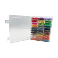 Cuentas de Plástico para Planchar de 5mm, 30 Colores, 6000 Piezas, Paquete de Recarga con Caja de Almacenamiento de 30 Compartimentos, Cuentas Perler, Accesorios para Manualidades DIY
