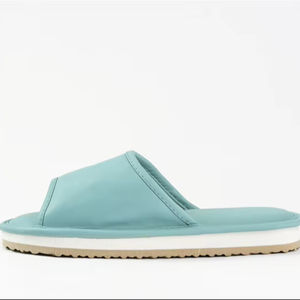 High Quality Cowhide Open Toe Slippers Comfortable and Anti-Slip <b>Indoor</b> <b>Slides</b> - Product Image 1