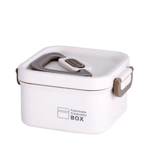 304 Stainless Steel Square Food Storage Container Seal Lid <b>Insulated</b> <b>Lunch</b> <b>Box</b> Airtight Portable - Product Image 5