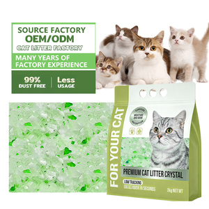 Arena para Gatos de Gel de Sílice Cristalizado, Alta Absorción, Sin Polvo, Logotipo Personalizado, Venta Directa de Fábrica, Precio Competitivo, al por Mayor - Product Image 1