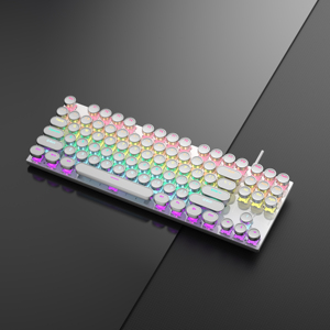 Hot swappable Bàn Phím Cơ 87-Key Đen Bàn Phím Có Dây Chơi Game Bàn Phím Cơ Khí Với Ánh Sáng Màu 1.5M Cáp - Product Image 5