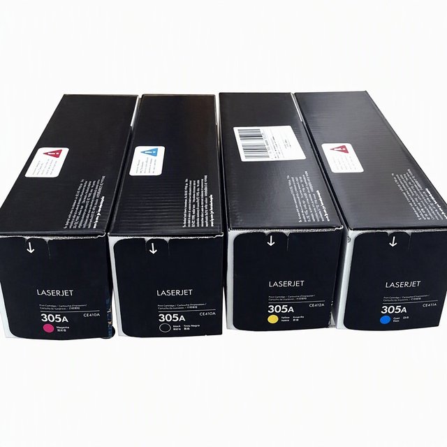305A Black/Cyan/Magenta/Yellow Original Toner Cartridges(CE410A CE411A CE412A CE413A ) for HP LaserJet Pro M351, M375,M451,M475