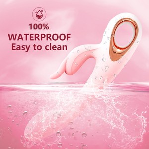 Elektrischer Silikon-Vibrator für Frauen mit G-Punkt-Stimulation und Doppelvibration, AV-Massagestab, Bestseller für Erwachsenen-Sexspielzeug - Product Image 3