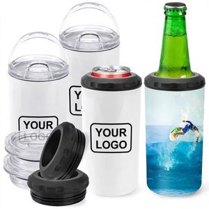 Bouteille isotherme promotionnelle en acier inoxydable avec logo par sublimation, 16 oz, pour boissons, flasques sous vide - Product Image 1