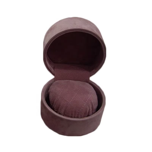Cajas y Estuches para Relojes con Logotipo Personalizado al por Mayor, con Superficie de Cuero y Forro Interior de Terciopelo, Estuche de Viaje para Reloj en Forma Cilíndrica - Product Image 6