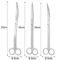 Kit d'outils pour plantes aquatiques 6 en 1, anti-rouille, ciseaux en acier inoxydable multicolores pour le nettoyage des aquariums, ensemble de grattoirs