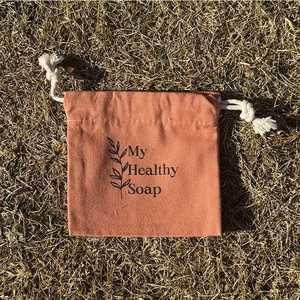 Custom Packing Biodegradable GOTS Certified Fabric Pouch Small <b>Drawstring</b> <b>Bag</b> Wholesale Cotton Muslin Organic Craft - Product Image 5