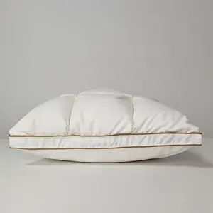 Goose New Baffled Compartment Puff Premium Luxury Hotel Pillow Hotel Feather Goose Pillows Bed Wedge Pillow