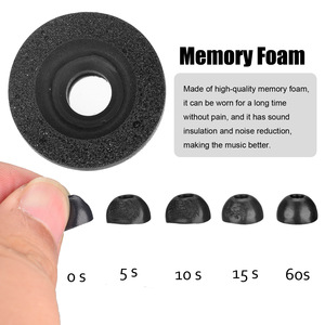 Defean mousse à mémoire écouteur embouts d'oreille écouteurs embouts pour TWS Anker <span class=keywords><strong>Life</strong></span> <span class=keywords><strong>P2</strong></span> P3 A2 A1 DOT2 - Product Image 4