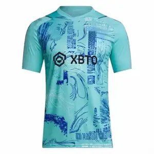 Camiseta de fútbol de Miami 24-25, nuevos diseños de modelos para hombres, camiseta de fútbol personalizada de secado rápido para el hogar, jugador y aficionado