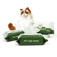 Lingettes pour animaux de compagnie hypoallergéniques personnalisées avec logo d'usine - 100 lingettes biodégradables, sans parfum, désodorisantes pour chiens et chats