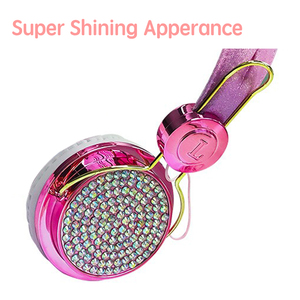 <span class=keywords><strong>Cuffie</strong></span> <span class=keywords><strong>per</strong></span> <span class=keywords><strong>Bambine</strong></span> con Filo da 3,5mm, Design Arcobaleno con Diamanti e Unicorno - Product Image 6